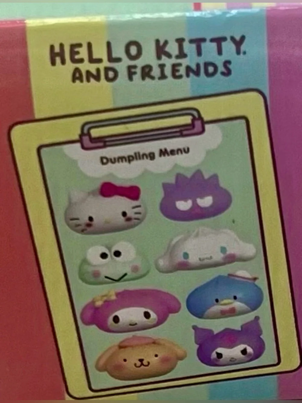Sanrio HELLO KITTY Glowing Edition ✨Mystery Dumpling 4” Squishy NEW
